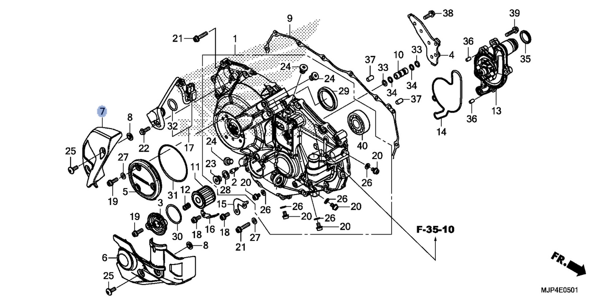 Honda OEM part 11381-MJP-G80