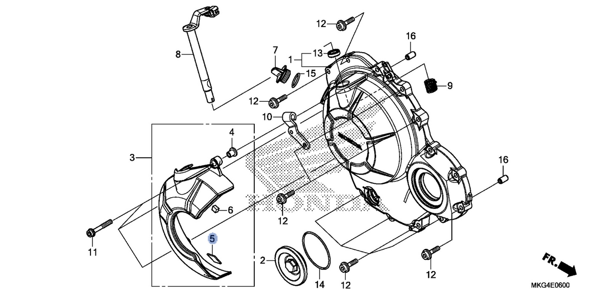Honda OEM part 11387-MKG-A00