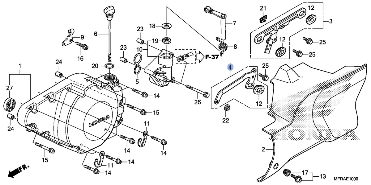 Honda OEM part 11390-MFR-670