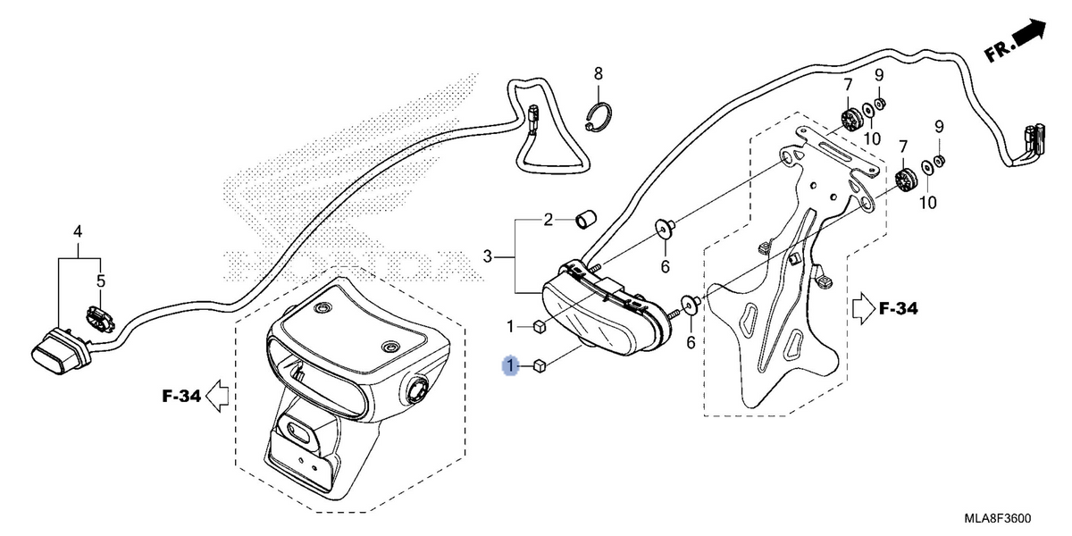 Honda OEM part 11391-MKG-A00