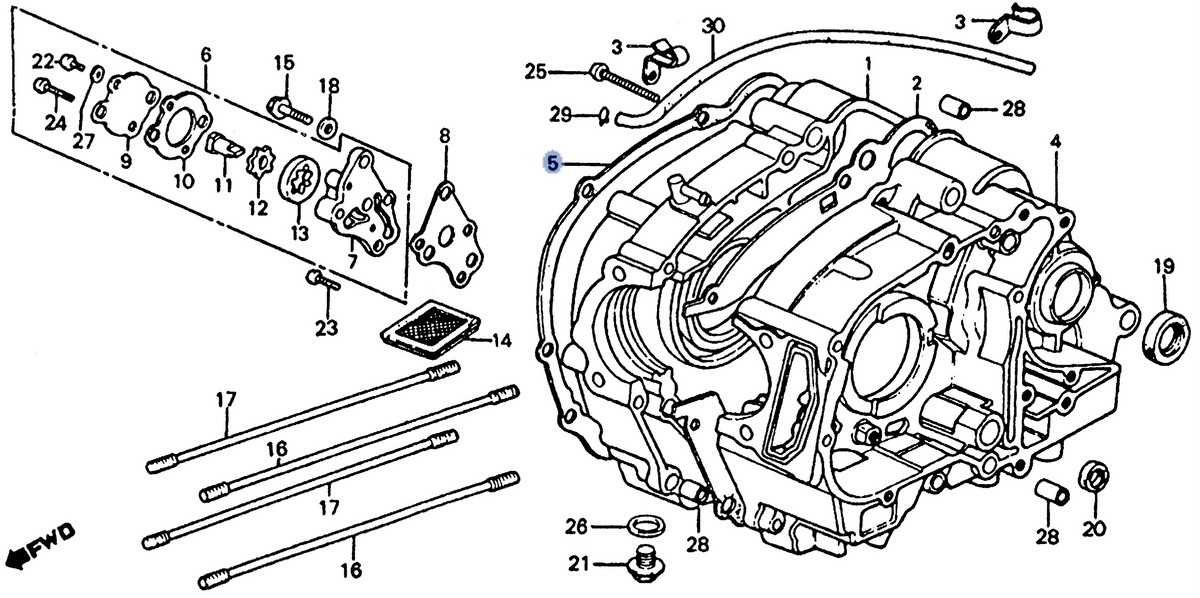 Honda OEM part 11393-121-630