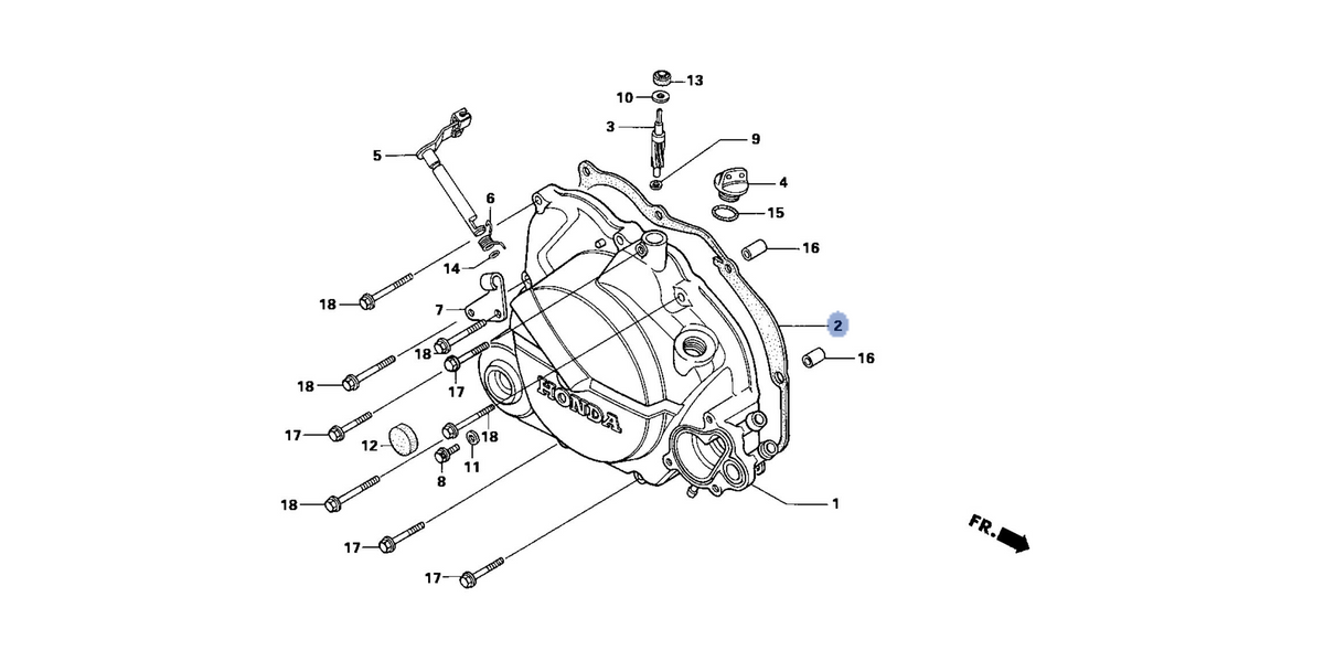 Honda OEM part 11393-GAA-000