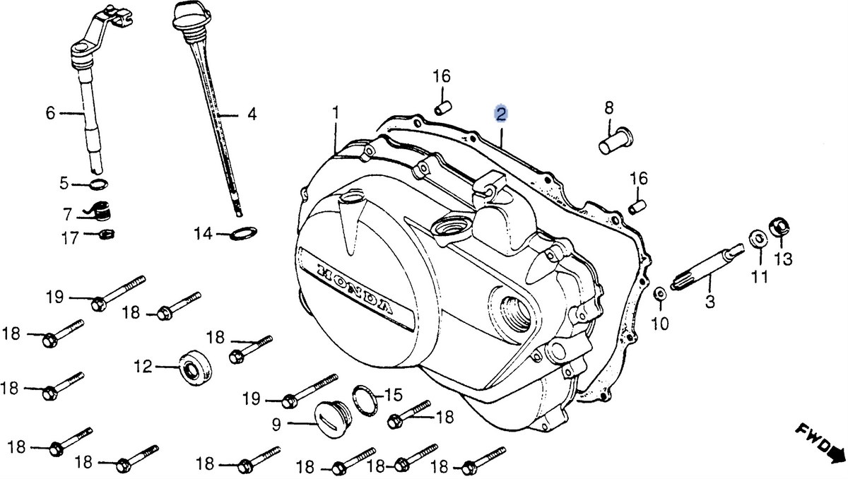 Honda OEM part 11393-MC0-010