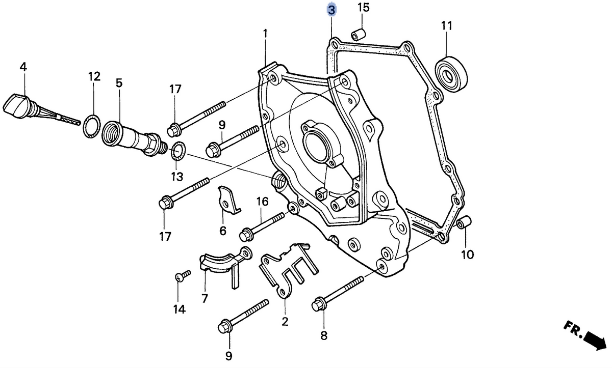 Honda OEM part 11394-GK1-030
