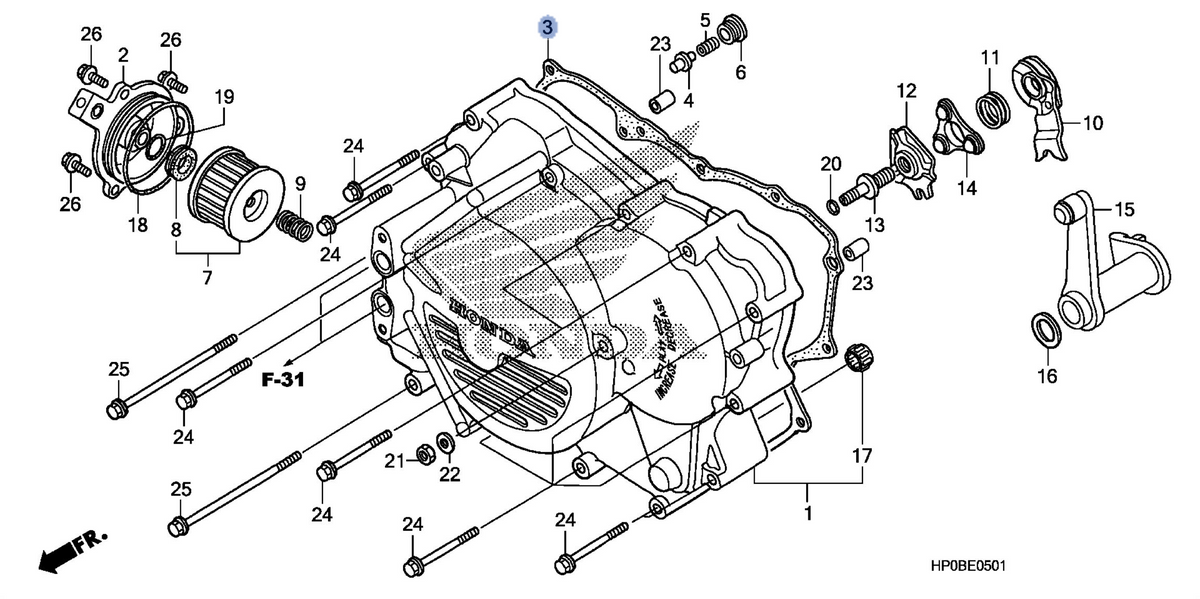Honda OEM part 11394-HP0-A00