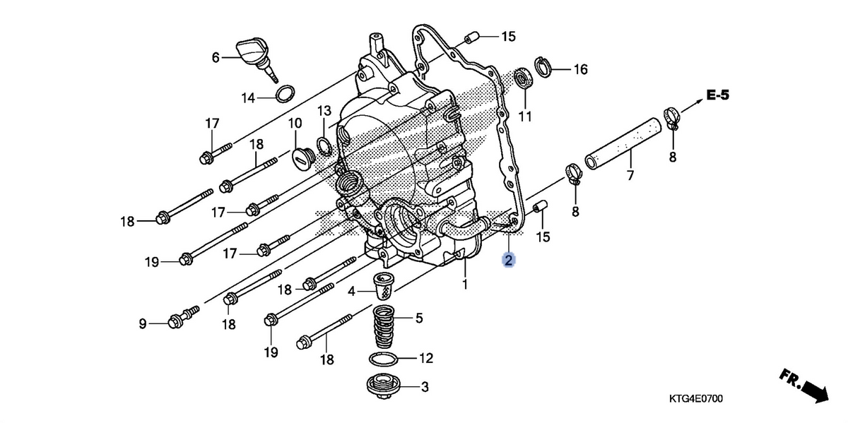 Honda OEM part 11394-KGF-912