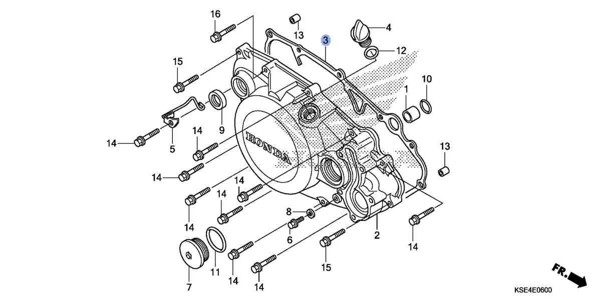 Honda OEM part 11394-KSE-671