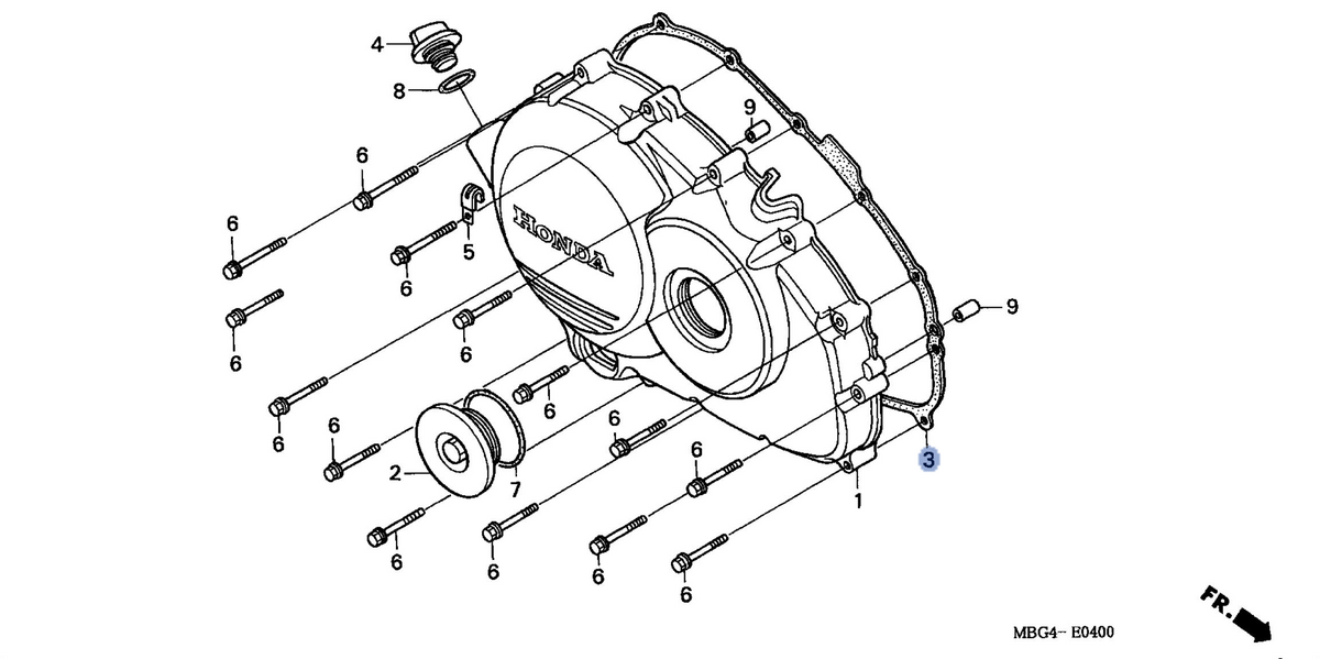Honda OEM part 11394-MBG-D00