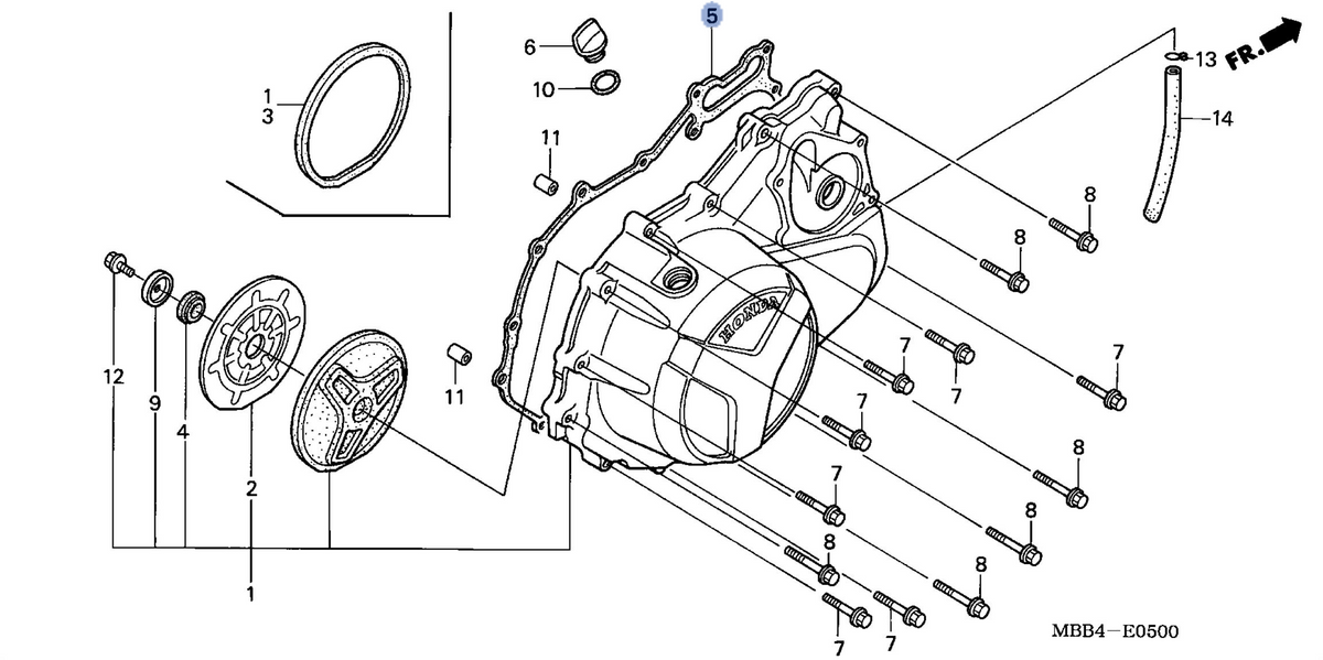 Honda OEM part 11394-MBT-010