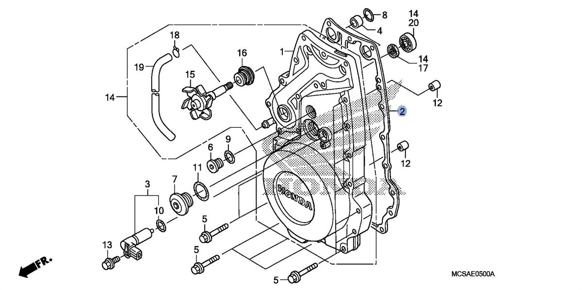 Honda OEM part 11394-MCS-020