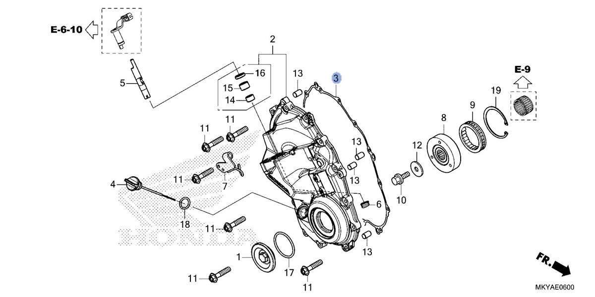 Honda OEM part 11394-MKY-E81