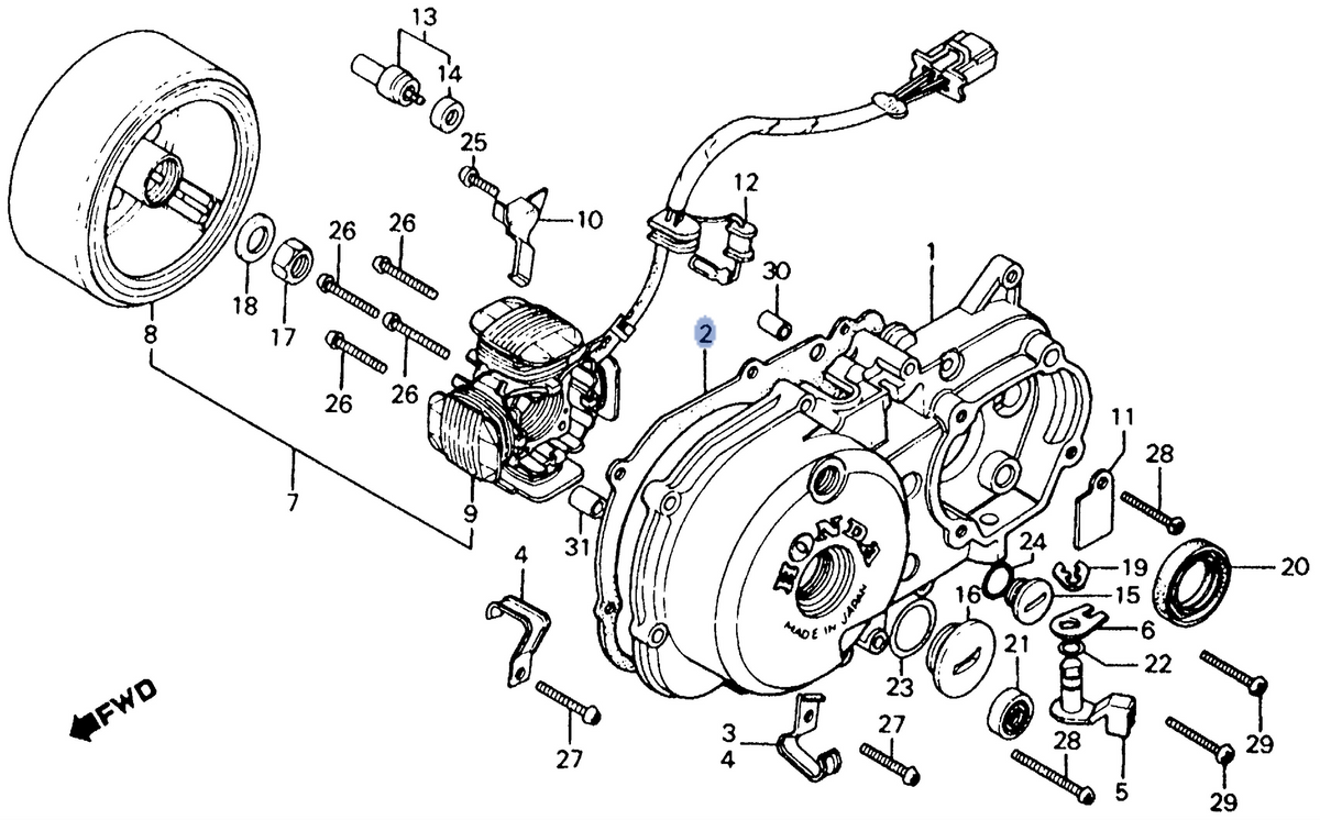 Honda OEM part 11395-459-962