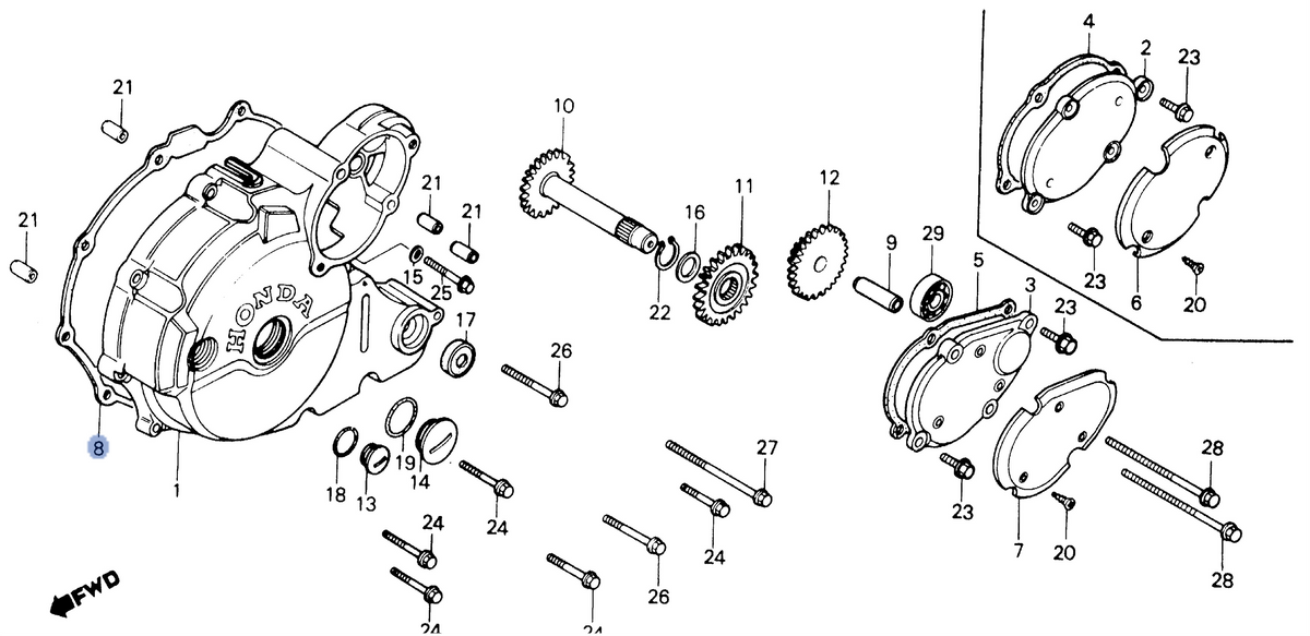 Honda OEM part 11395-HC5-740