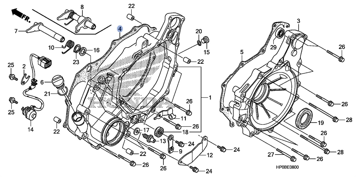 Honda OEM part 11395-HP0-A00