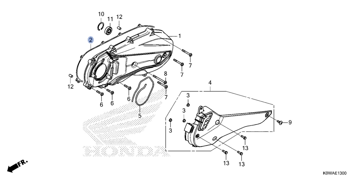 Honda OEM part 11395-K1N-V01