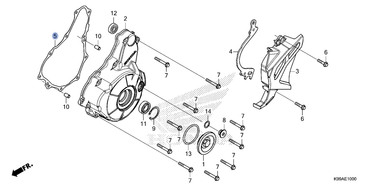 Honda OEM part 11395-K2K-D01
