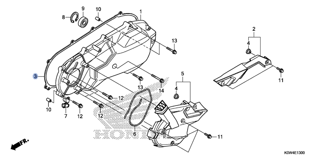 Honda OEM part 11395-K97-T02