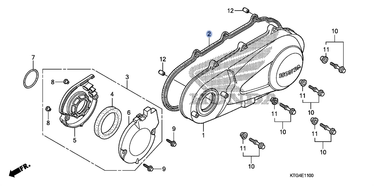 Honda OEM part 11395-KGF-910