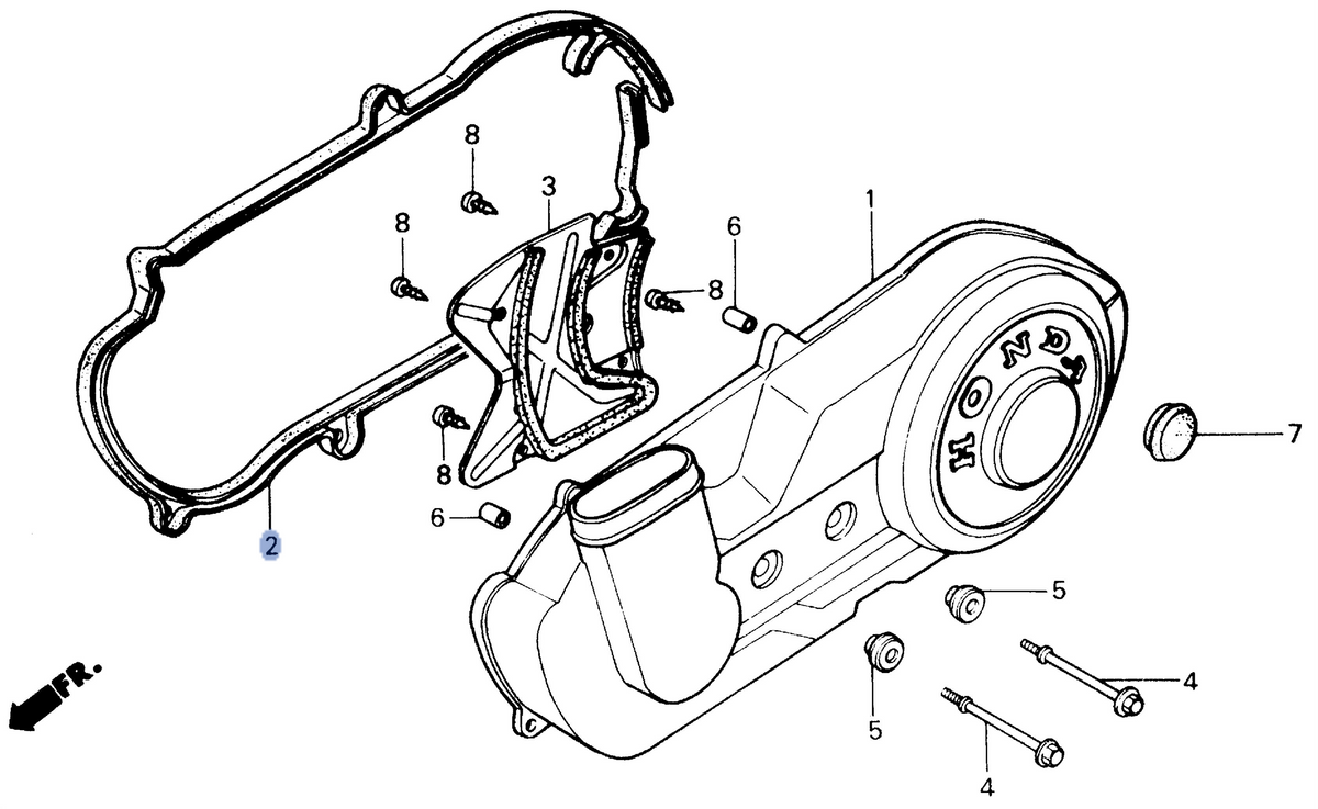 Honda OEM part 11395-KM1-010