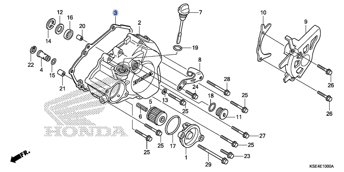 Honda OEM part 11395-KSE-670