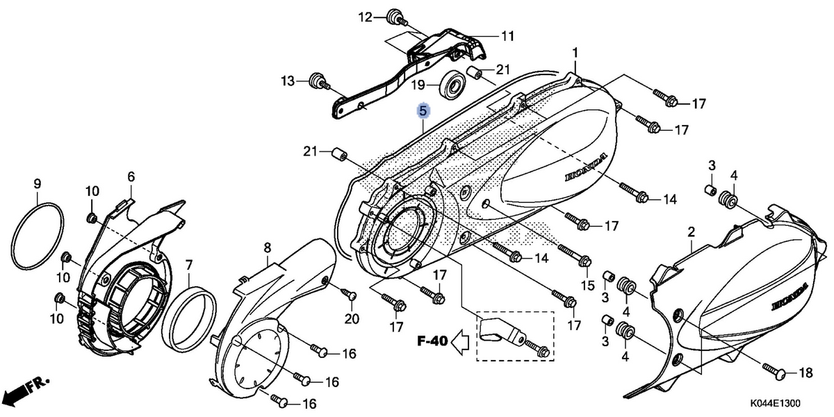 Honda OEM part 11395-KTW-900