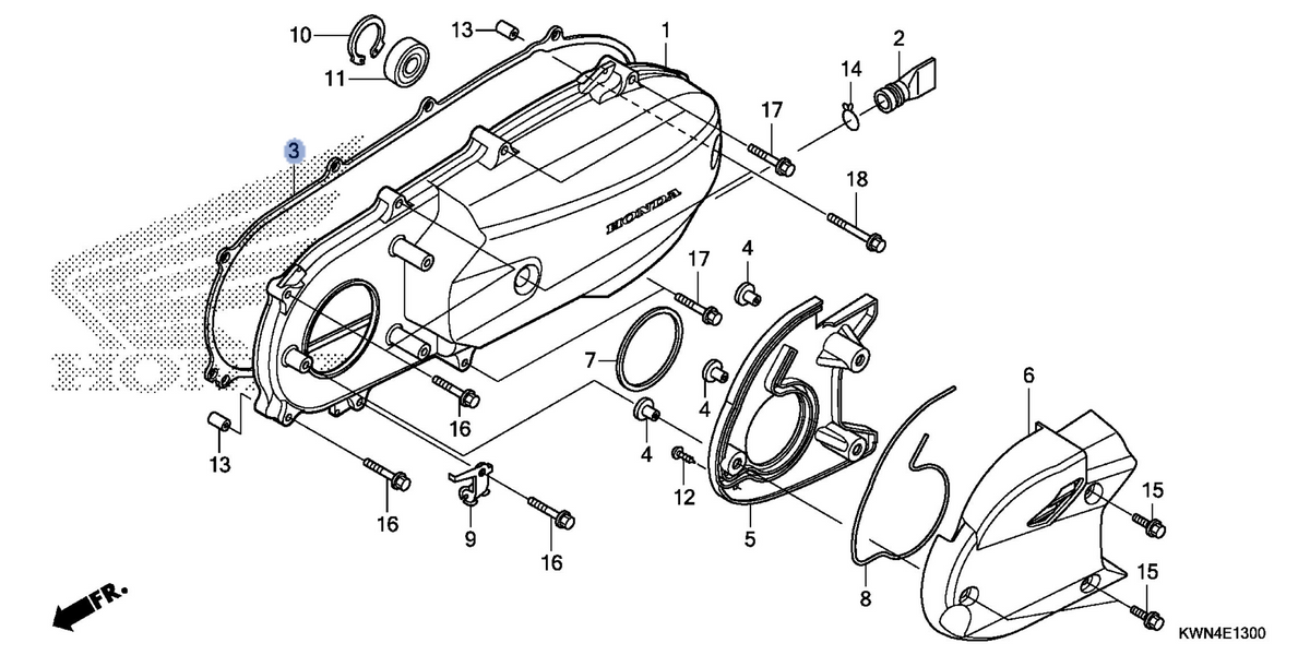 Honda OEM part 11395-KWN-900