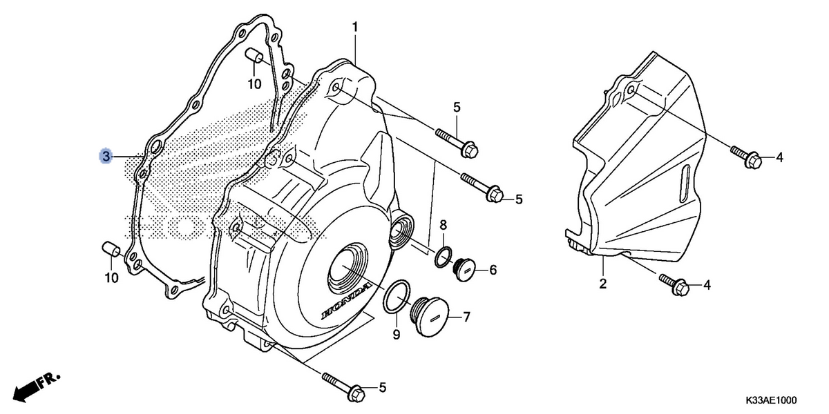 Honda OEM part 11395-KYJ-900