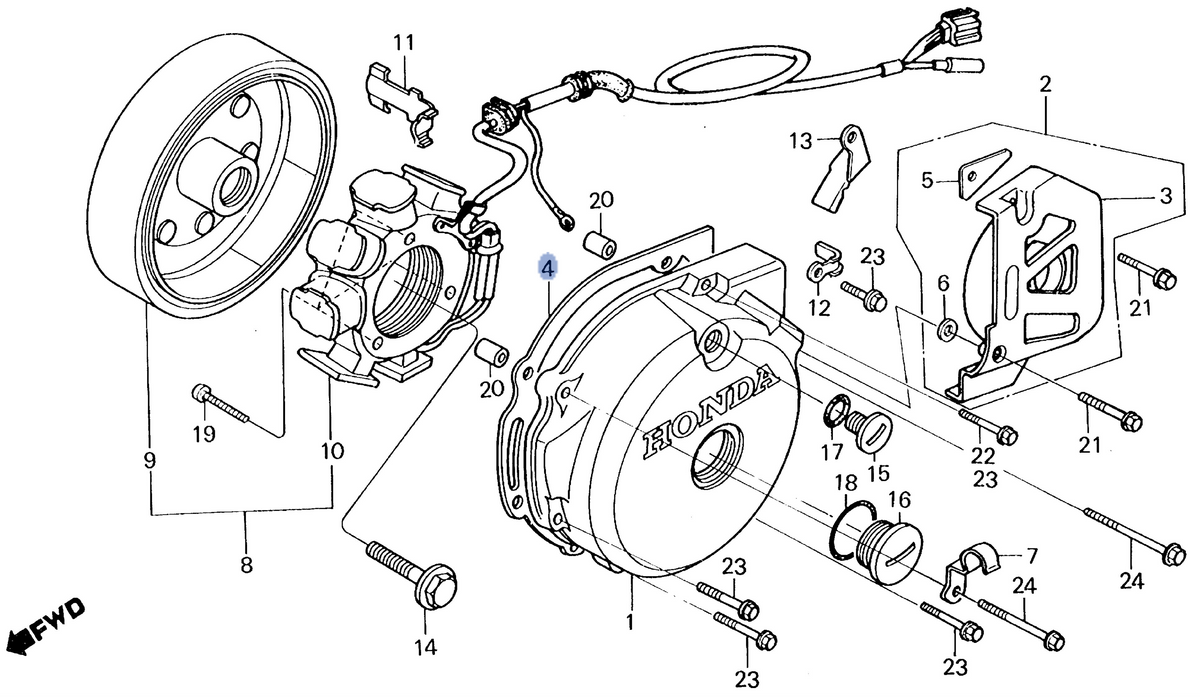Honda OEM part 11395-KZ1-920