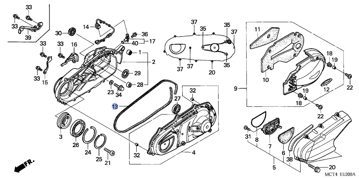 Honda OEM part 11395-MCT-000