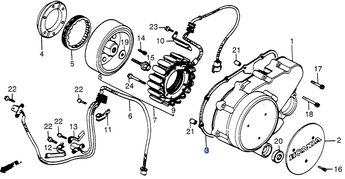Honda OEM part 11395-ME9-306