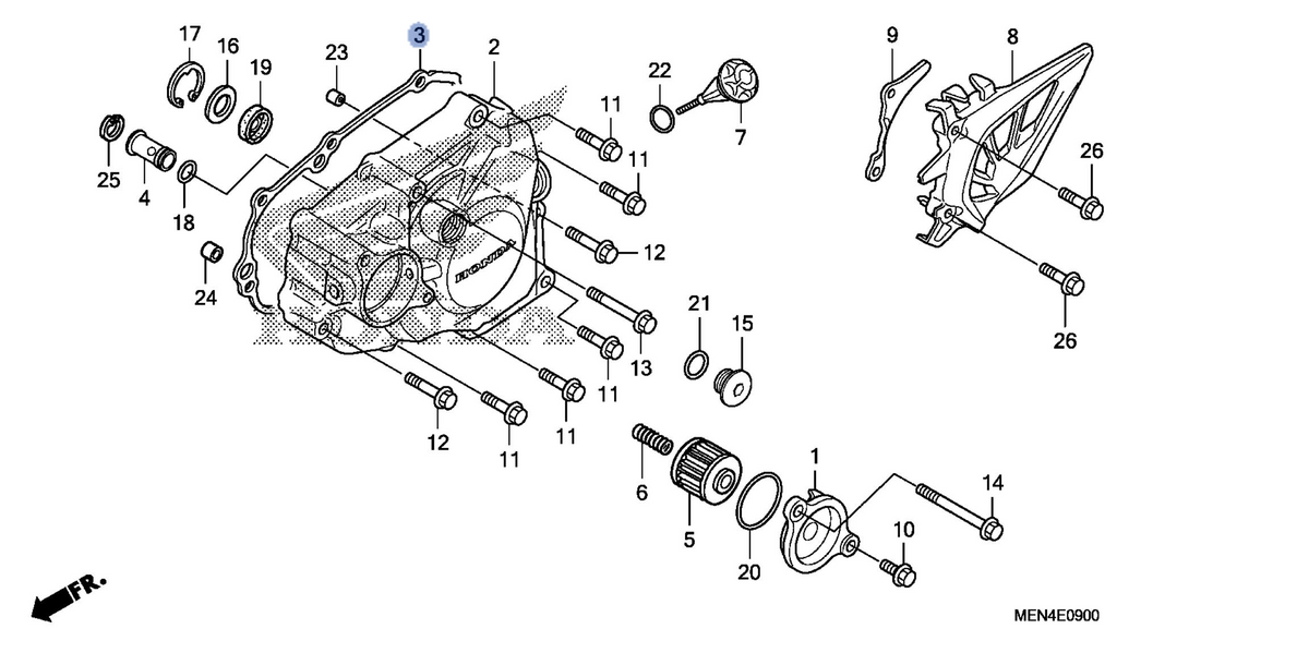 Honda OEM part 11395-MEN-A30