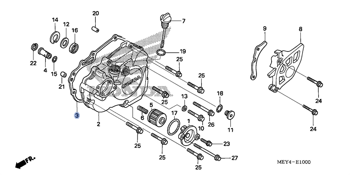 Honda OEM part 11395-MEY-672