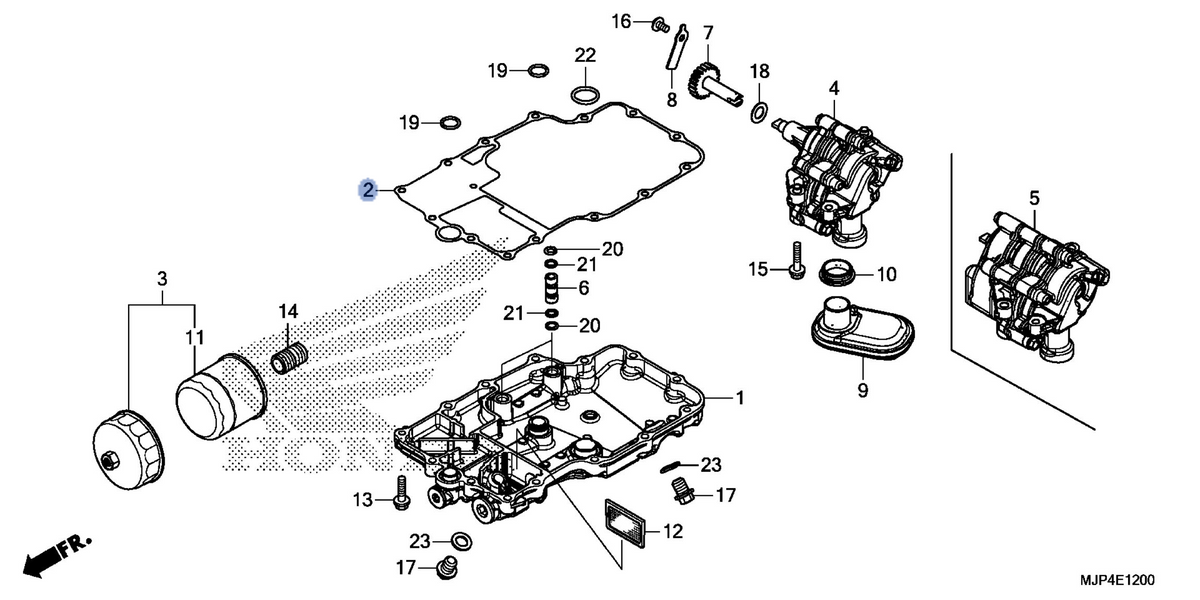 Honda OEM part 11395-MJP-G51
