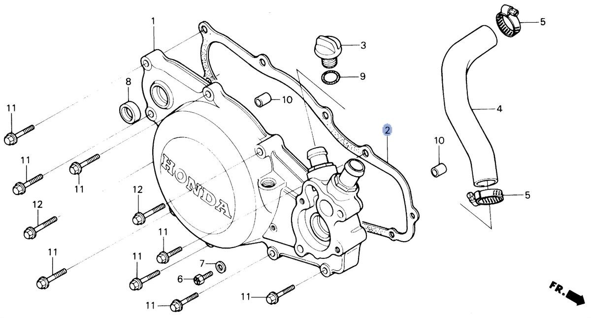 Honda OEM part 11395-ML3-790