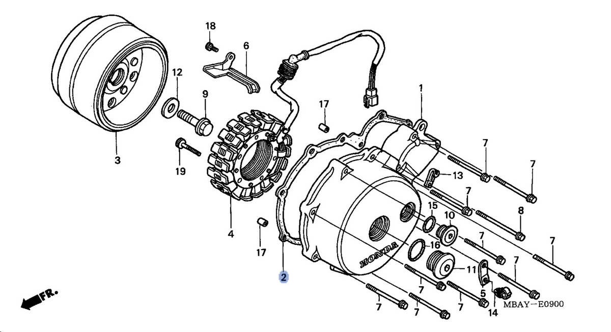 Honda OEM part 11395-MV1-850