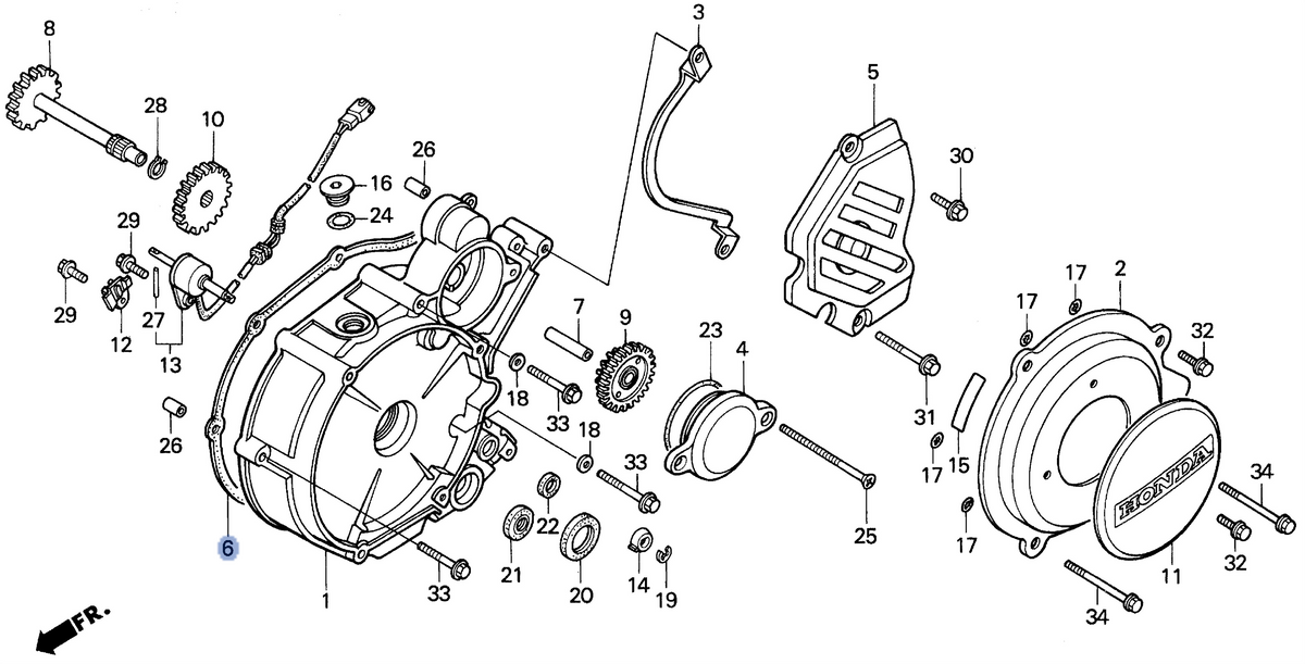 Honda OEM part 11396-HF1-910
