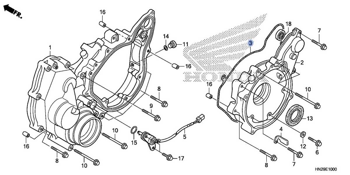 Honda OEM part 11396-HN2-000