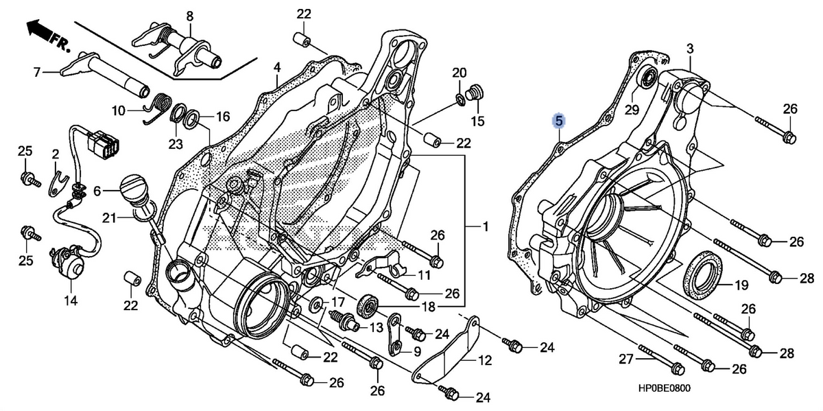 Honda OEM part 11396-HP0-A00