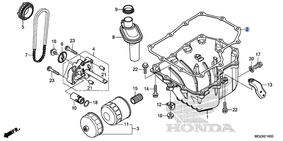 Honda OEM part 11396-MGZ-J01