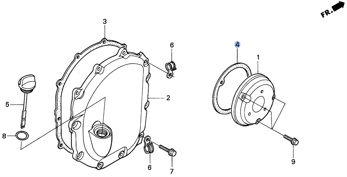 Honda OEM part 11396-MZ1-000