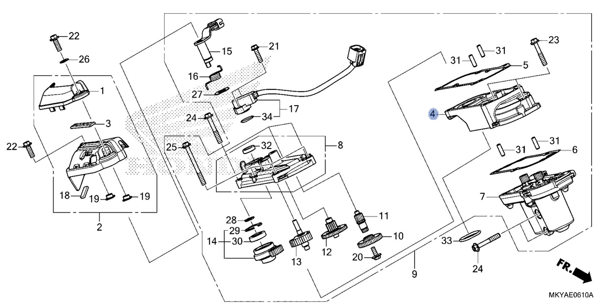 Honda OEM part 11410-MKY-E80