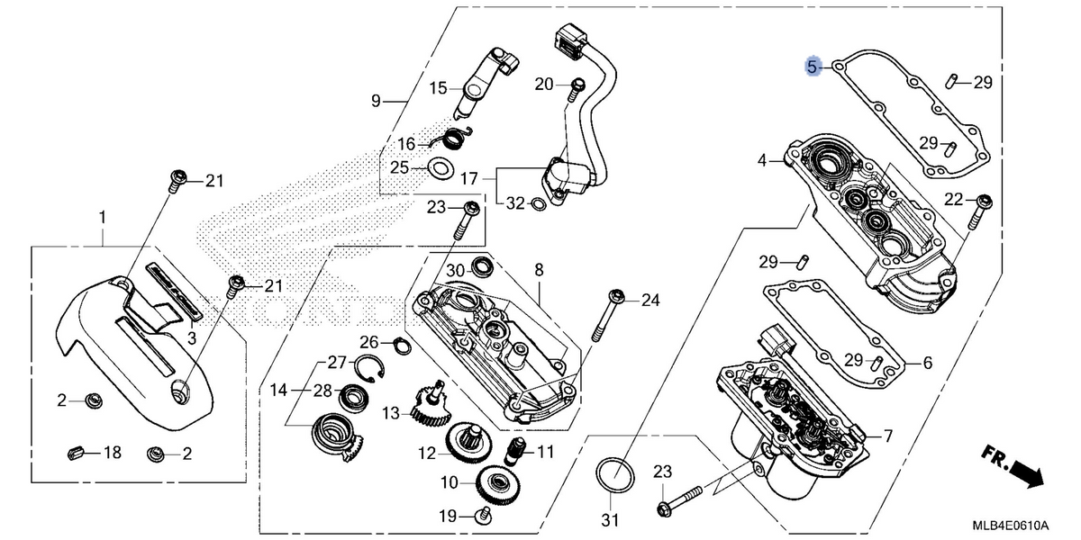 Honda OEM part 11412-K2Y-J71