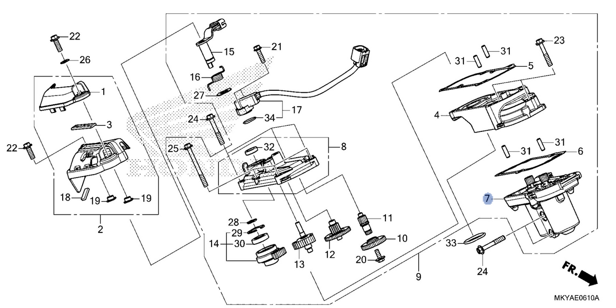 Honda OEM part 11420-MKY-EA1