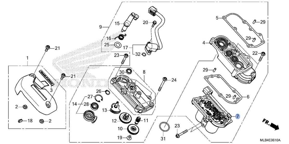 Honda OEM part 11420-MLB-DB1
