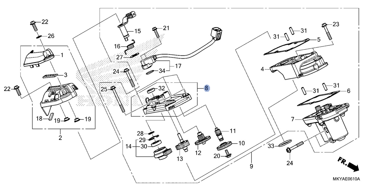 Honda OEM part 11430-MKY-E80