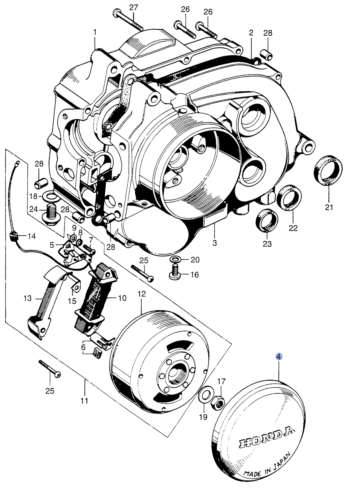 Honda OEM part 11431-063-000