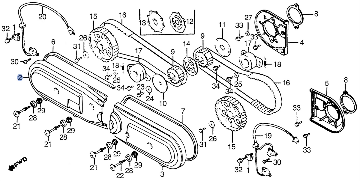 Honda OEM part 11511-MG9-680