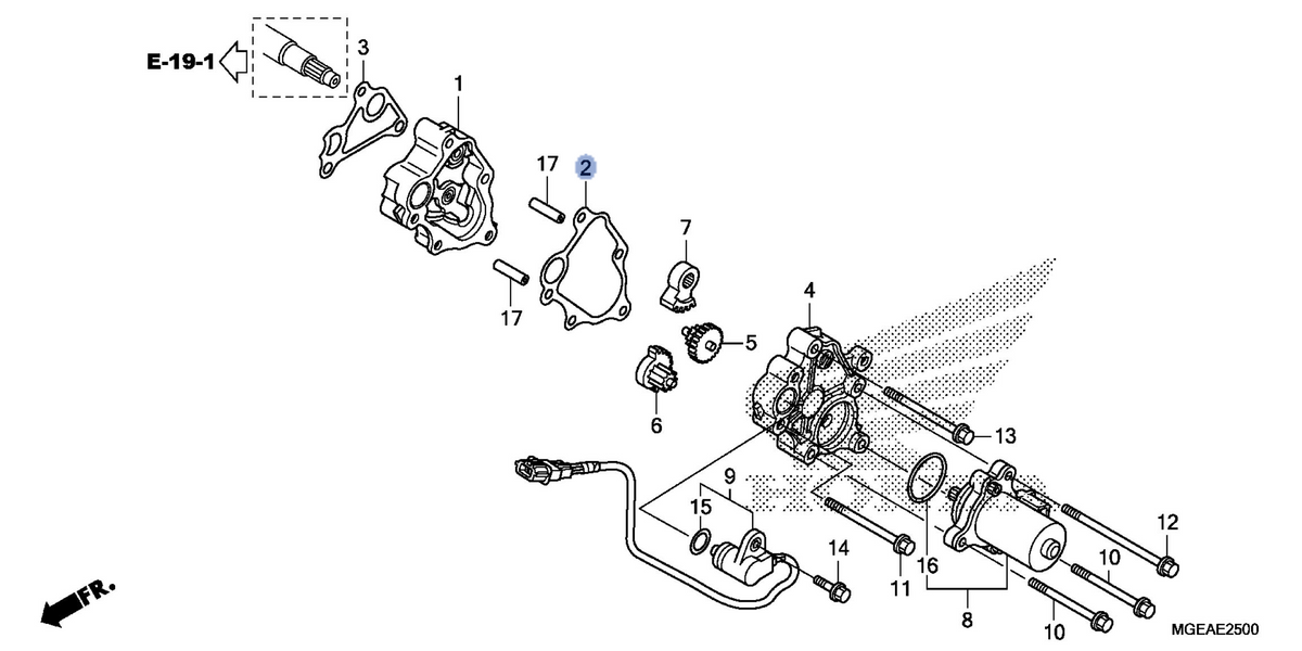 Honda OEM part 11513-MGE-D02