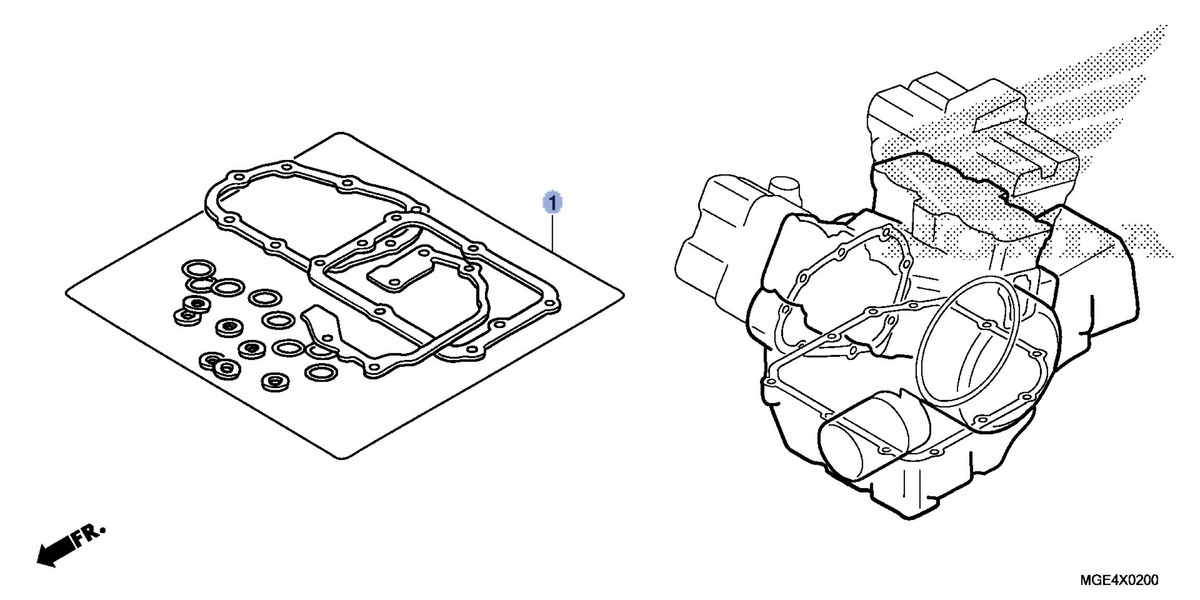 Honda OEM part 11514-MGE-D00
