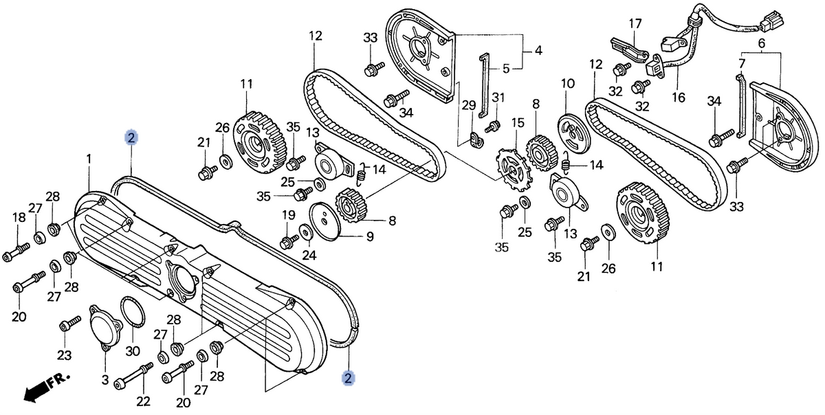 Honda OEM part 11515-MZ0-000